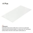 thumbnail image 3 of ABS Plastic Sheet 24 Inch x 12 Inch x 0.12 Inch ABS Styrene Sheets for Building Model DIY Crafts Panel White 4 Pcs, 3 of 6