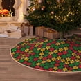 thumbnail image 5 of Sikiie Color Music1 Nativity Christmas Tree Skirt, Jesus Christian Winter Holiday Tree Mat Decoration(30-48IN)48", 5 of 6