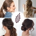thumbnail image 6 of ONLYEOR Purple Wave Style Vertical Ponytail Clip, Simple Twisting Banana Hair Clips, Hair Accessories for Women, For Daily & Party, 6 of 6