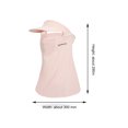 thumbnail image 2 of Ciclismo Sombrero para el sol de golf al aire libre UPF50+ Visera de seda helada Mascarilla Cuello polaina (rosa) Ehuebsd Para estrenar, 2 of 9