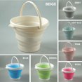 thumbnail image 4 of Foldable Bucket Portable Folding Bucket Camping Beach Fishing Multipurpose Bucket, 4 of 8