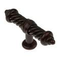thumbnail image 3 of GlideRite 3-1/2 in. Classic Twisted Cabinet Knob, Rustic Bronze, 3 of 5