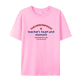thumbnail image 3 of Camiseta de manga corta con diseño de texto divertido y sensibilidad para hombre, de algodón puro, color blanco, con corazón de maestro, camiseta de algodón Sensei, 3 of 3