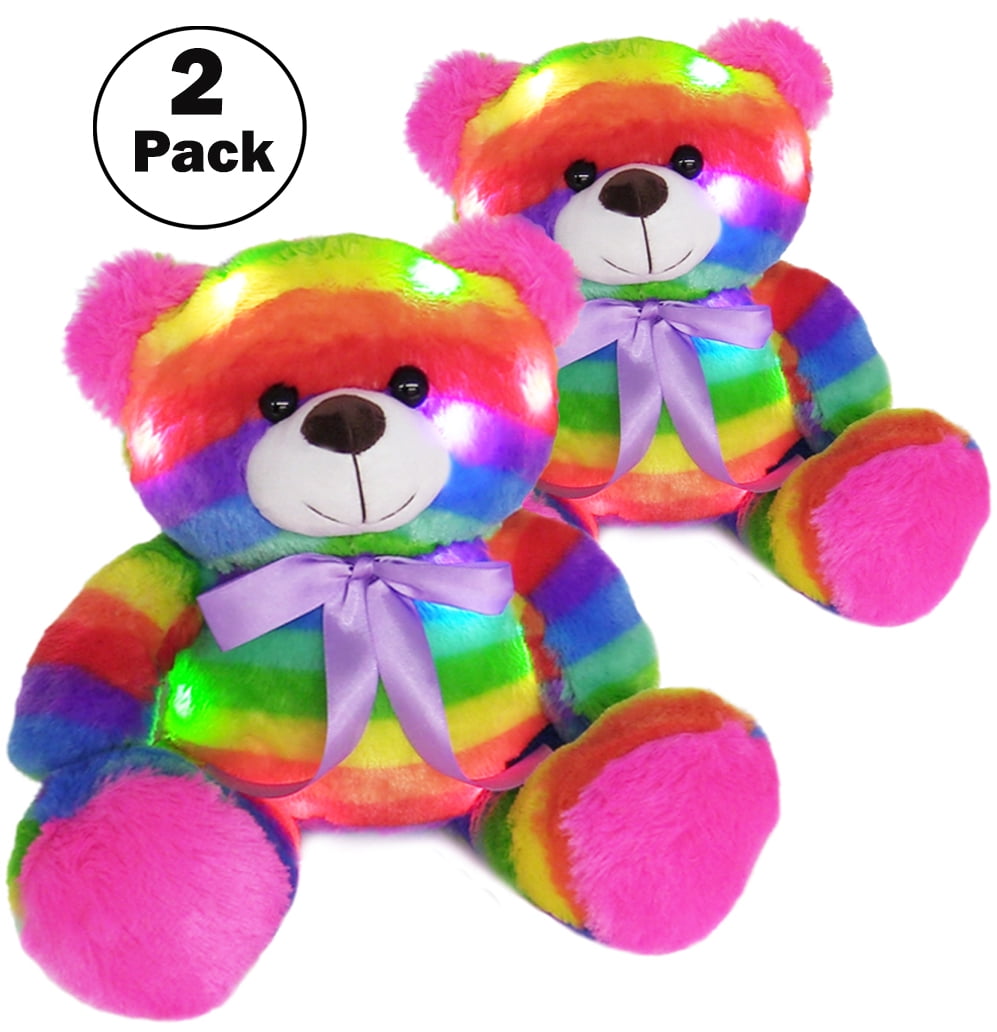 So Cute Toys For Girls Baby Kids LED Stuffed Bear Toy Kids Night Xmas Gift US 