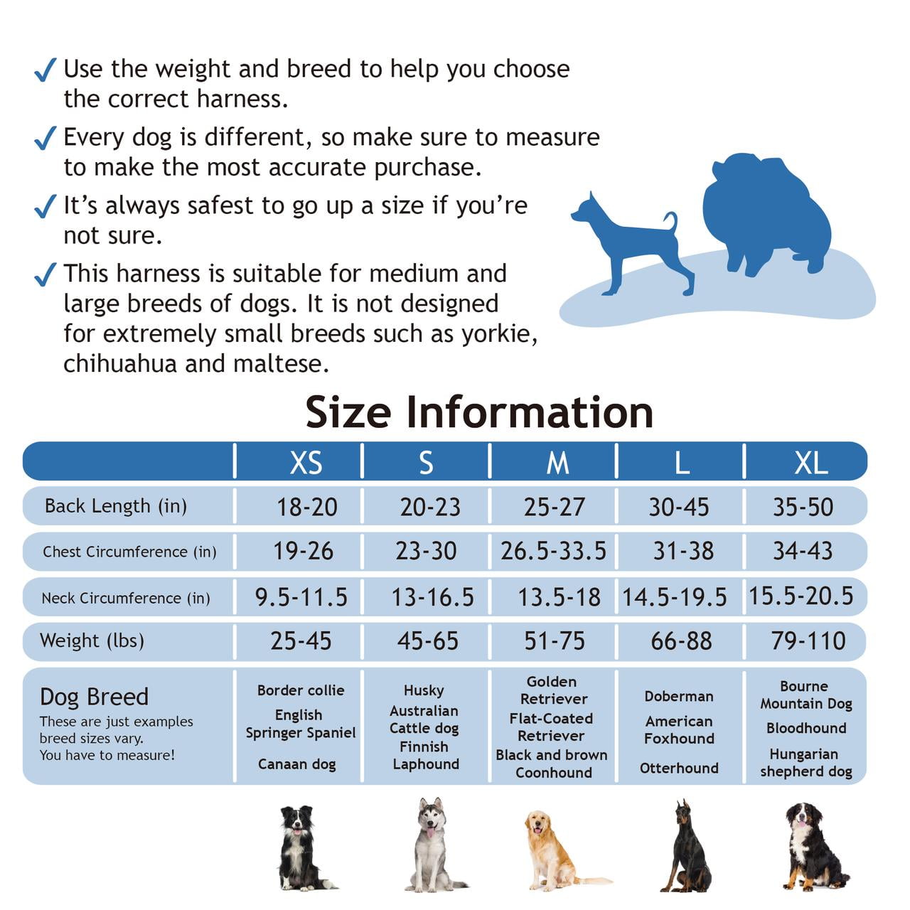 DOCO Vertex Power Dog Harness NO Pull, Adjustable Vest, All-Weather Comfort, Breathable & Lightweight