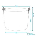 thumbnail image 3 of Sunnydaze 7-Gallon Garden Grow Bags for Vegetables with Handles, 3 of 7