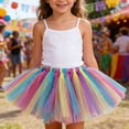 thumbnail image 2 of JAJAHO Girl Tutu Skirt Rainbow Tulle Skirts For Little Girls Fluffy Ballet Dress Up For Party Halloween 2-8 Years, 2 of 4