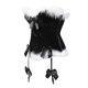 thumbnail image 2 of Sexy Velvet Christmas Corsets Women Miss Santa Bustier Corselet Bowknots Zipper Side Overbust Corset S-6XL, 2 of 5