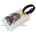 thumbnail image 4 of Daiia Dachshund Sitting in Bathtub Durable Luggage Tags with Secure Strap Travel ID Tags Suitcase ID Tags Bag Identification Tags - Easy Identification for Men and Women, 4 of 8
