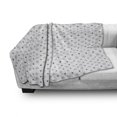 thumbnail image 3 of Geometric Soft Flannel Fleece Throw Blanket, Old Fashioned Design with Flowers Inspired Geometrical Art, Cozy Plush for Indoor and Outdoor Use, 50" x 70", Charcoal Grey Beige, by Ambesonne, 3 of 6