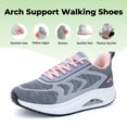 thumbnail image 3 of AiEles Women's Arch Support Walking Shoes for Plantar Fasciitis - Orthotic, Cushioned, Breathable Sneakers, 3 of 8