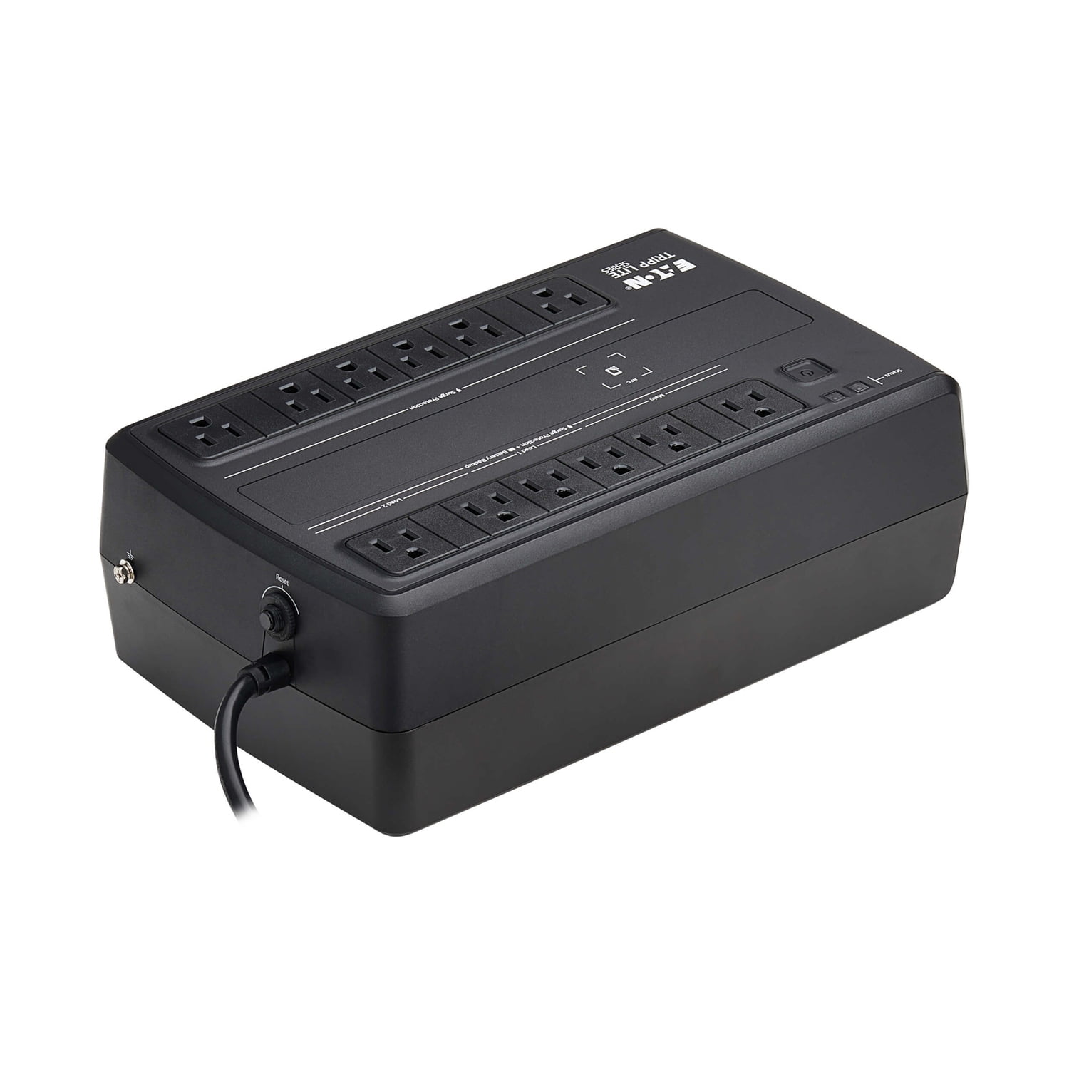 Tripp Lite by Eaton 450-Watt Line-Interactive Cloud-Connected Desktop UPS with Remote Monitoring, 12 Outlets, 5-Ft. Cord, AVR750UNC