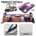 thumbnail image 6 of Yuyamidu Black Cat Golf Cart Seat Covers Ghost Golf Cart Seat Blanket for Club Car Seat Towel Blanket Flannel Golf Cart Accessories, Purple Halloween, 6 of 8