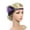Purple, variant on DFEK Flapper 1920s Great Style Headdress Headpiece Decorative Hair Accessory Gold One Size
