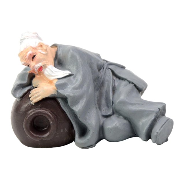 Estatuilla de bonsái para hombre, decoración del hogar, paisaje de para estatua en miniatura Zulema Estatua de resina