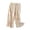 Beige, variant on Girls' Wide Leg Pants Toddler Elastic Waist Drawstring Pleated Palazzo Pants Flowy Lounge Trousers 2-15 Y