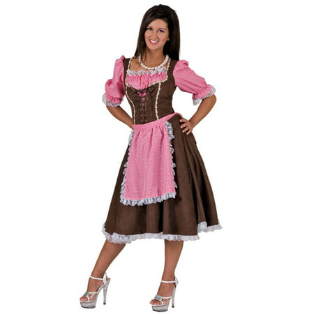 Ladies Alps Away Oktoberfest Costume (Medium)