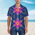 thumbnail image 5 of Picia Bright Turtles Gentle Cotton Regular Fit Short Sleeve Casual Hawaiian Shirt for Men-Medium, 5 of 8