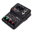 thumbnail image 1 of Q-12 Professional Sound Mixer with Monitor Electric Guitar Live Broadcast Recording for Studio Singing Computer PC, 1 of 6