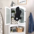 thumbnail image 3 of Design Imports CAMZ14302 DII Black Embroidered Paw Small Pet Robe, 3 of 4