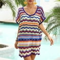 thumbnail image 1 of MKLEKYY Maillot de Bain Grande Taille pour Femmes, Robe de Plage Aguichant à Manches Longues, Tenue de Vacances, 1 of 7