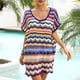 thumbnail image 2 of MKLEKYY Trajes De Baño Mujer Completo Women Sexy Beach Cover Up Women Long Sleeve Beach Dress Crochet Bikinis Cover Up Holiday Outfits Beachwear, 2 of 6