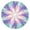 Tie Dye Pattern, variant on Tie Dye Pattern Round Fitted Tablecloth with Elastic Edge,Dining Table Cover Waterproof,Outdoor Round Tablecloth for Camping,Dining,Indoor and Outdoor