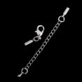 thumbnail image 4 of Extensor de cadena de plata de 12 pulgadas con cierre de pinza de langosta, 4 of 9
