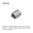 thumbnail image 3 of Unique Bargains 8-32 UNC 2.0D 304 Stainless Steel Wire Thread Inserts Screw Repair Sleeve 10 Pack, 3 of 5