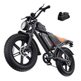 DEEPOWER Electric Bike for Adults, 2000W Peak Motor, 28MPH Electric Dirt Bike, 48V 35Ah Removable Battery, 70-160 Miles Range, 20" Fat Tire Ebike, Dual Suspension, UL 2849 Certified