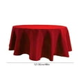 thumbnail image 3 of Nilvkv 48 Inches Round Tablecloths Round Tablecloths Suitable for Home Use Pubs Restaurants Polyester Fiber and 9 Colors Available, Holiday Supplies, 3 of 6