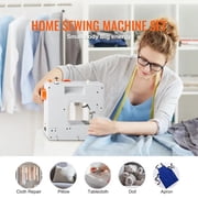 Sewing Machine, Portable Sewing Machine for Beginners with 38 Built-in Stitches & Reverse Sewing, Dual Speed Sewing Machine with Extension Table Foot Pedal, Accessory Kit Family Home Travel