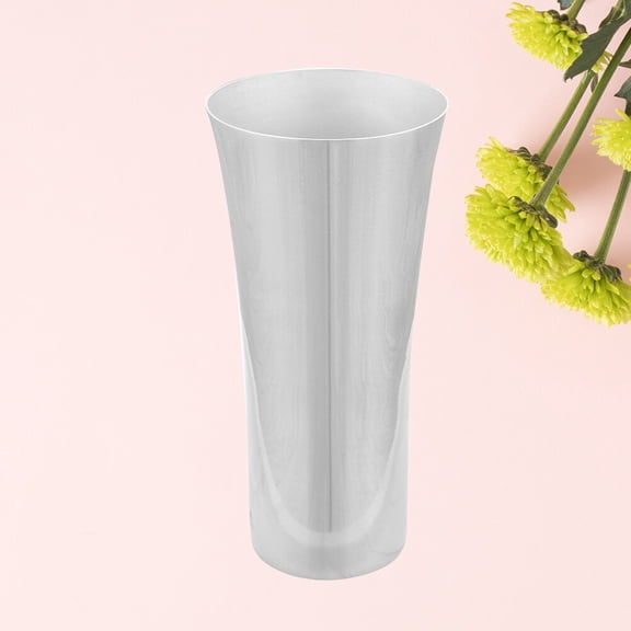 WHAMVOX  304 Stainless Silver Vase Steel Flower Arrangement
