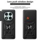 thumbnail image 2 of For Xiaomi Redmi Note 14 Pro 5G Case with Slide Camera Lid PC TPU Kickstand Phone Cover - Black, 2 of 5