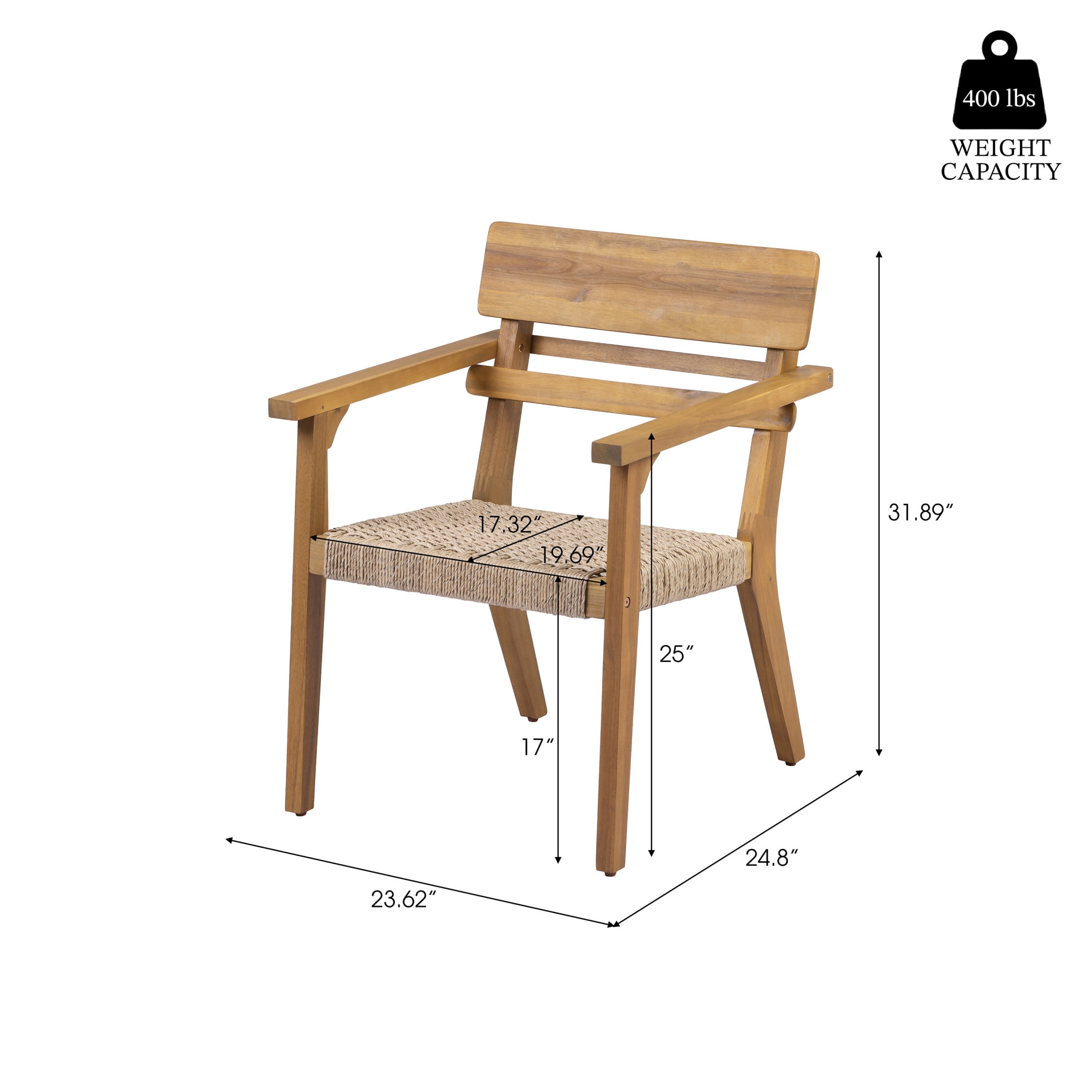 Christopher Knight Home 7-Piece Extendable Patio Dining Set, Wood Table with Wicker Chairs, Teak