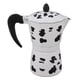 thumbnail image 1 of Moka De Color Leche De Vaca, De Aluminio Para Estufa, Espresso Con Diseño único De Patrón De Vaca, Portátil Y Compacta Para El Hogar, , Viajes De Camping Al Aire, 1 of 7