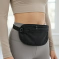 thumbnail image 3 of allydrew Slim Fanny Pack, Hidden Money Belt, Secure Travel Pouch Protects Cash, Cards, Passport, Travel Documents, and Smartphone, Black, 3 of 5