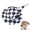 L black, variant on Dog Hat, Hats for Dogs Cats Summer Beach Hat with Ear Holes, Adjustable Puppy Sun Bonnet Headdress