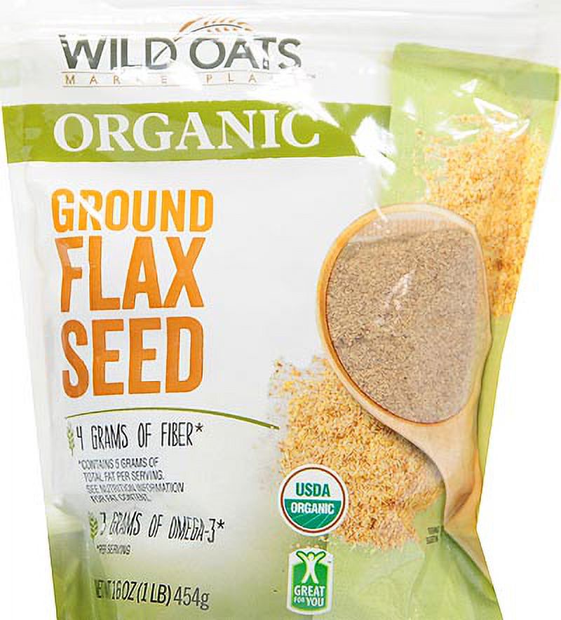 Wild Oats Marketplace Organic Ground Flax Seed, 16 oz - image 2 of 2