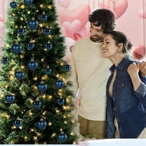 Steadline 12 Piece Heart Ornament Set Romantic Valentine's Day Decor with Dual Finish Design Unique Hanging Decoration Gift for Couples Holiday Celebration