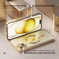 thumbnail image 6 of 2-in-1 Entronix Bundle for iPhone 14 Plus, Magnetic Clear Case 1 Screen Protector, Gold, 6 of 6