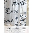 thumbnail image 6 of Sheer Curtains 72 Inches Long, Texas Star Country Semi Sheer Curtains Light Filtering Window Treatment, Blue Farmhouse Branches Privacy Voile Drapes for Living Room Bedroom 52x72 Inch, 6 of 7