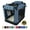 Blue Gray, variant on EliteField 3-Door Folding Soft Dog Crate with Carrying Bag and Fleece Bed (2 Year Warranty), Indoor & Outdoor Pet Home