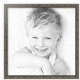 thumbnail image 2 of ArtToFrames 22" x 22" Silver Picture Frame, 22x22 inch Silver Wood Poster Frame (WOM-4993),  Pack, 2 of 7