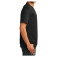 thumbnail image 3 of Mens Core Cotton V-Neck Tee Jet Black M, 3 of 6