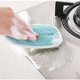 thumbnail image 5 of Juego de 8 esponjas lavables para platos, esponjas de microfibra reutilizables antibacterianas para cocina, estropajos dobles para sartenes antiadherentes, sartenes y ollas, 5 of 5
