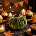 thumbnail image 6 of Qocolcyl Fabric Artificial Pumpkins, Cloth Fake Pumpkins for Halloween Thanksgiving Decor, Soft Cloth Pumpkins , Fall Decorations, Indoor Covered Outdoor Home Table Mantel Cabinet Party Decor, 6 of 9