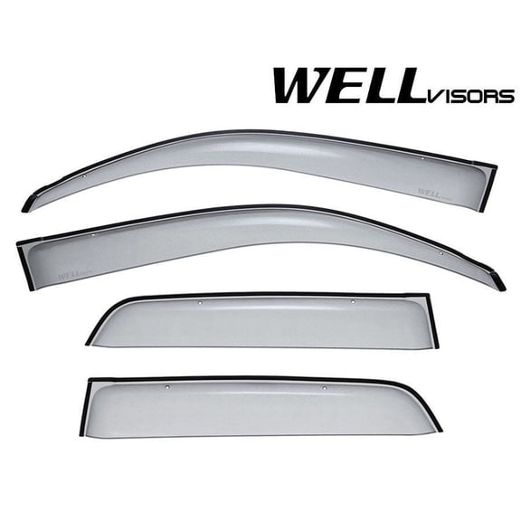 Wellvisors Side Window Visors Deflectors Rain Guards Premiums Series for 2003-2009 Toyota 4Runner 3-847TY025