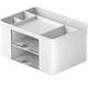 thumbnail image 1 of Organizador de escritorio con cajón, organizador de cajones de oficina con 5 compartimentos + 2 cajones para suministros de arte, 1 of 4