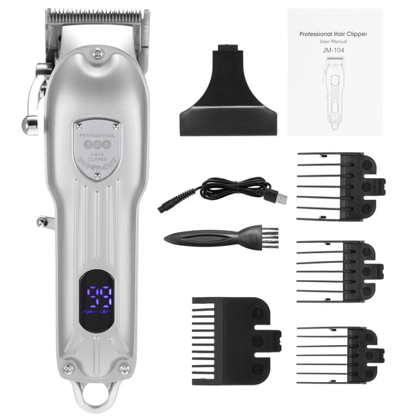 Cortadora De Cabello Para El Hogar Cabeza De Aceite Retro Peluquería De Alta Potencia Pantalla Digital Lcd Profesional Cortadoras Eléctricas Con Fuerte Potencia Para Hombres Hogar Interior Yuarrent CE003178-02